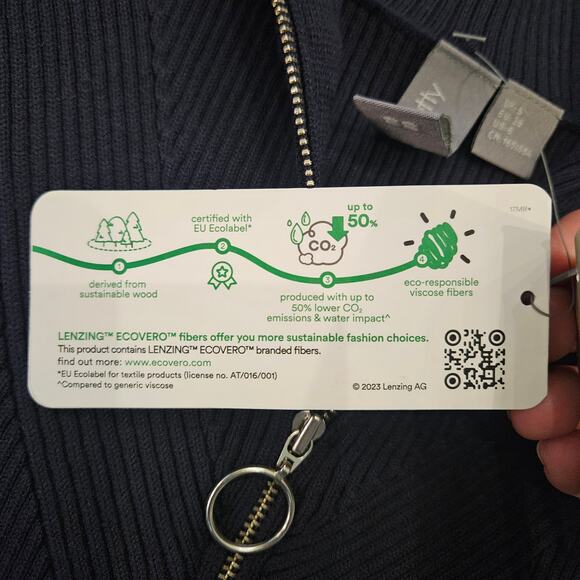 Sweaty Betty Frame Knitted Midi Dress Womens Size S Navy Blue Ribbed NEW Stretch - Picture 9 of 12